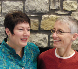 Authors Cathy Thomas and Leslie Evelo
